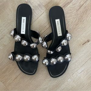 Zara Beaded Sandals